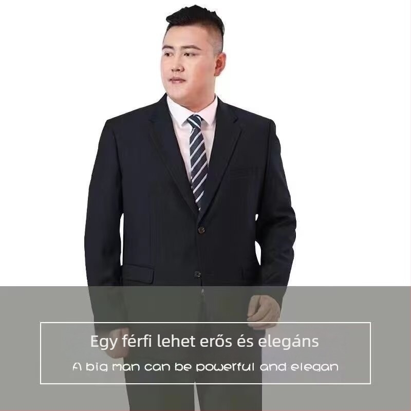 Férfi minimalist Öltöny szett, slim fit, elülső kétgombos zárás, lapos gallér, acetát szálból készült keverék 50–60%, négy évszakos viselet, őszi 2024