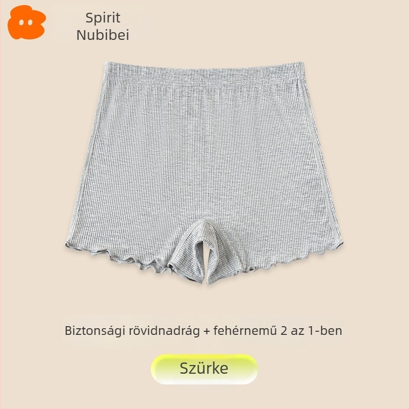 Gyerekeknek szóló pamut alsónemű biztonsági 2–in–1 rövidnadrággal, 92% pamut, 3–8 éveseknek, Nubi Elf