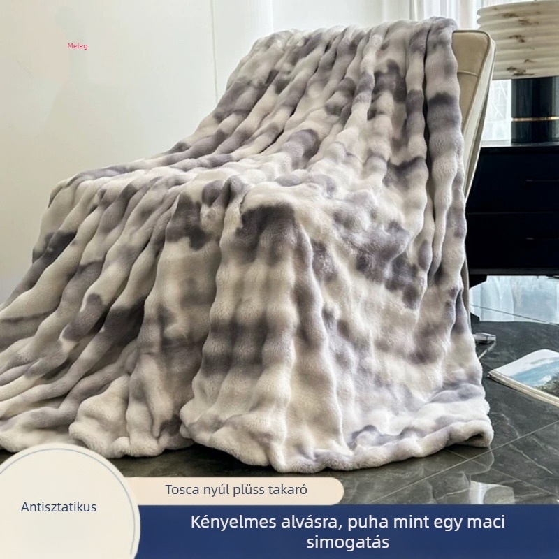 Nyuszi plüss pléd babáknak és otthoni használatra, 1000 g, tavasz-ősz, modern minimalista stílus