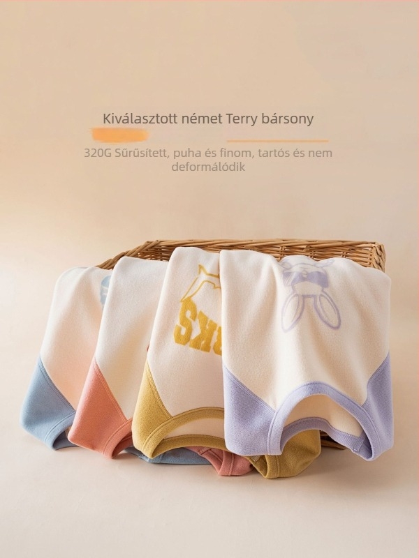 Gyermekek számára készült meleg, fleeces belsővel ellátott otthoni ruházati készlet, uniszex, állatmintás, őszi-téli, laza pulóver stílus, viszkóz 67%