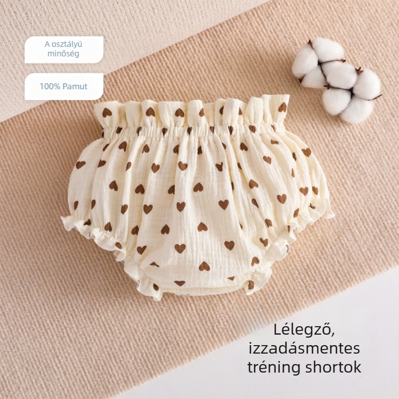 Bébi edzőnadrág gézzel – antibakteriális, légáteresztő, biztonsági osztály A, 0–3 éveseknek