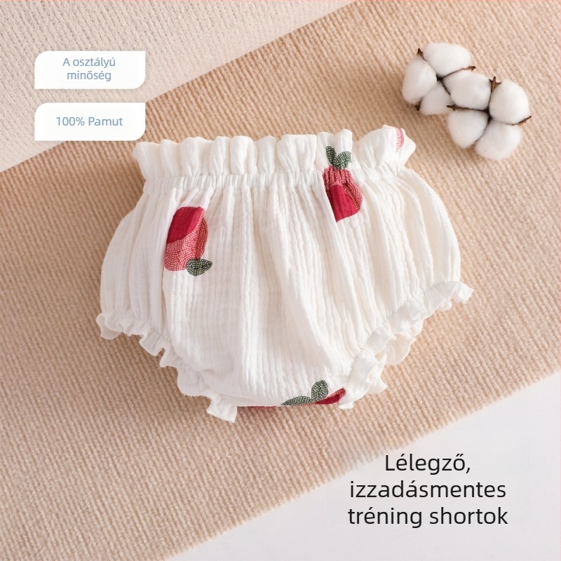 Bébi edzőnadrág gézzel – antibakteriális, légáteresztő, biztonsági osztály A, 0–3 éveseknek