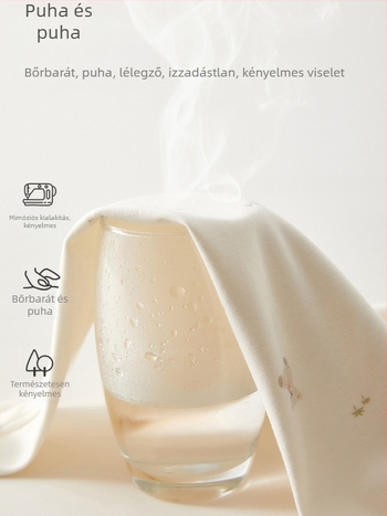 Újszülött pamut felső, 100% pamut, uniszex, kerek nyakú, lágy tapintású, 2025 ősz