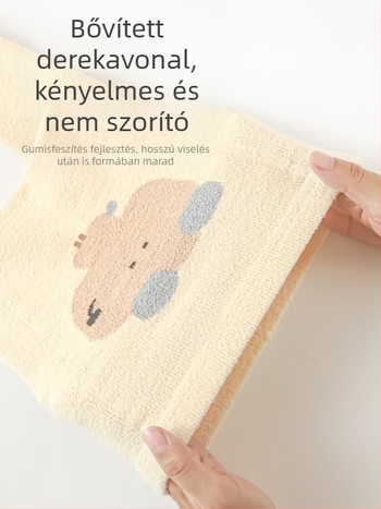 NEMOBABY gyerekeknek Cartoon mintás, bolyhos belsővel, vastag téli meleg, poliészter