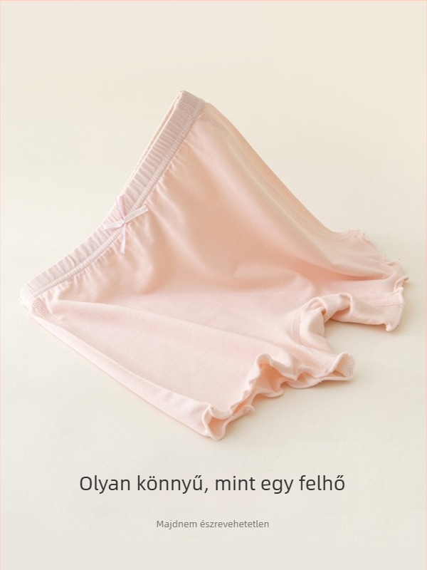 Lányok nyári modal pamut alsónemű, osztály A csúszásmentes, középső derekú, 3–8 éveseknek
