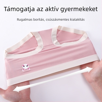 Lányoknak készült modal anyagú alsónemű, légáteresztő háromszög szabásban (85% modal)