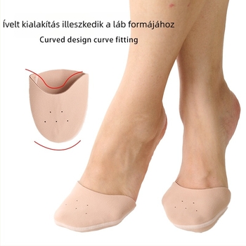 Baletticipő ujjtakarók, modell Pointe covers, kompatibilis sportcipőkkel és bőrcipőkkel, kopásállóság és ütéscsillapító védelem