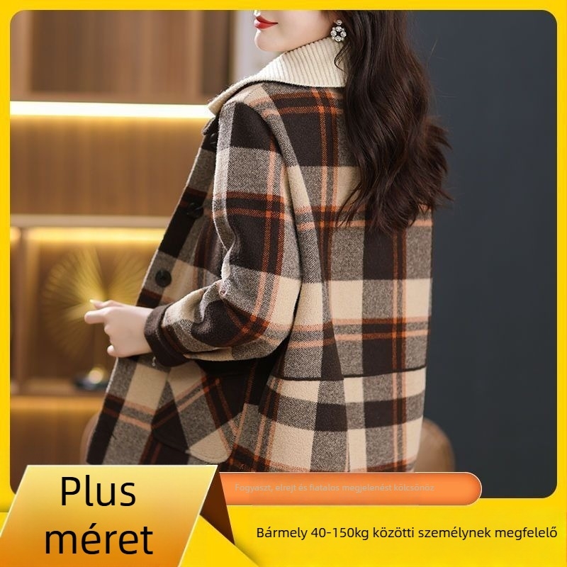 Cardigan gallérrel, vast kötött csíkos mintával, poliészter-viszkóz keverék, magas hőmérsékletű befejezés, téli kollekció 2025