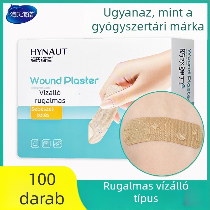 Band-Aid elasztikus szövetből, egyszer használatos, 100 darabos doboz, Haishi hainuo