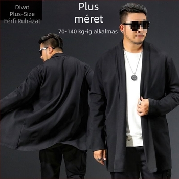 Férfi kabát álló gallérral és egy soros gombolással (rövid fazon, vékony, modal szövet, fő anyag: nyúlszőr)