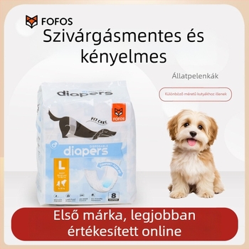 Kutyáknak szánt higiénikus pelenka vastag nedvesség-abszorbeáló párnákkal – nem szövött anyagból, mindennapi használatra, utazásokhoz, több állat között