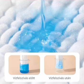 Csecsemő pamut géz pelenkanadrág – egyrészes, mosható, lélegző edzőpelenka, 0–12 hónap