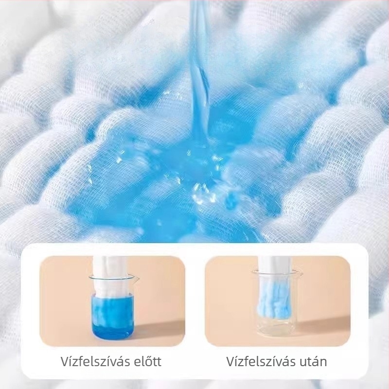 Csecsemő pamut géz pelenkanadrág – egyrészes, mosható, lélegző edzőpelenka, 0–12 hónap