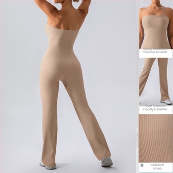 INWIKI női egyrészes sportos overál jóga és tánc számára, 75% nejlon / 25% spandex, melltámasz beépített, nedvességfelszívó anyag, nejlon szövet, ősz 2023