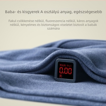 Gyermekek önmelegítő termo alsóruha szett – kationos poliészter, extrán vastag 501–600 g/m², kerek nyakú, hosszú ujjú, 4–6 évesek, uniszex