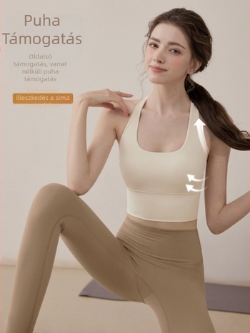 Női ujjatlan fitnesz szett — lélegző, gyorsan száradó anyag, 78% nylon, 22% spandex, futásra, kerékpározásra és jóga gyakorlatokra, 2025 nyara