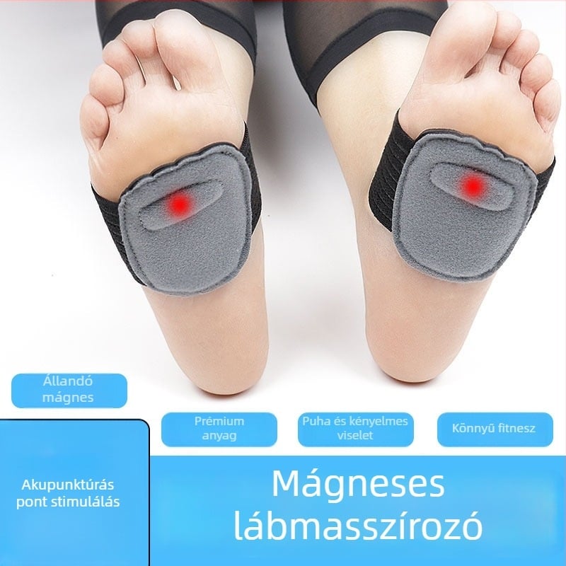 Állítható mágneses fél talptámasz akupunktúrás masszázzsal, előre elhelyezett párnával sportcipők, bakancsok és casual lábbelik számára