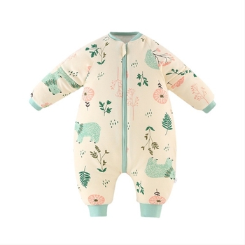 Szétválasztható lábú babahálózsák, 100% pamut huzat, üreges pamut töltet, tömeg 0.55–1.00 kg, Kangbeibang