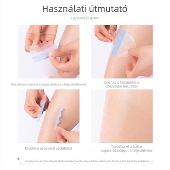 Combvédő tapasz a combra, légáteresztő és higiénikus, férfiak és nők számára, hordozható és tartós.