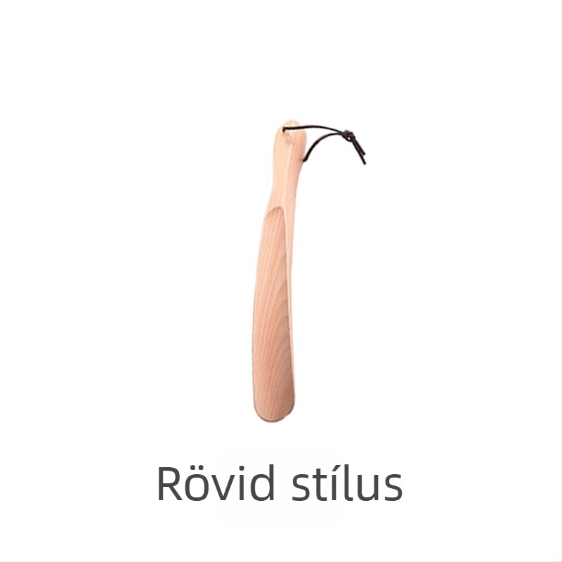 Cipőkanál bükkfából, hosszú nyéllel – Modell XD-2358, Konbida (idős és terhes nők számára)