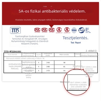 Baba 100% pamut karvédő – Cartoon mintás, folttálló, 1–3 éveseknek, őszi-téli-tavaszi