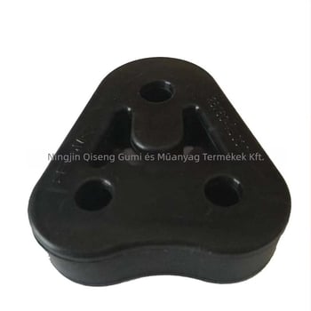 Qi Sen gumírozott kipufogó tartó autóhoz, univerzális, háromlyukas kialakítás