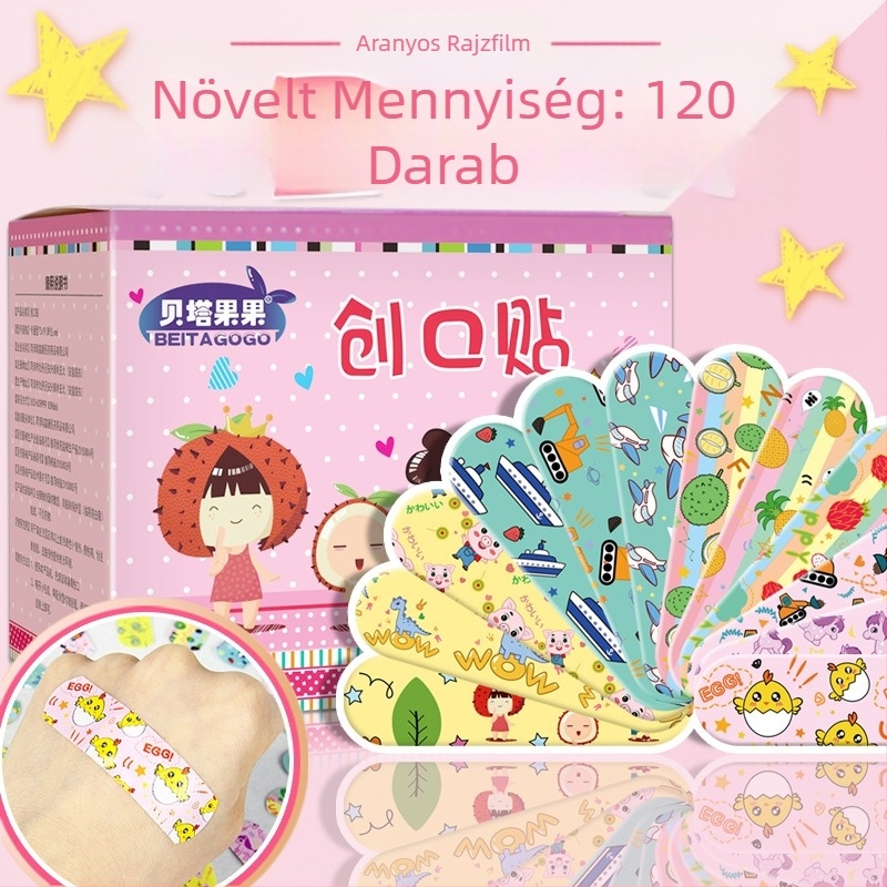 Band-Aid PE, egyszer használatos, orvosi stílus, 100 sebtapasz dobozonként