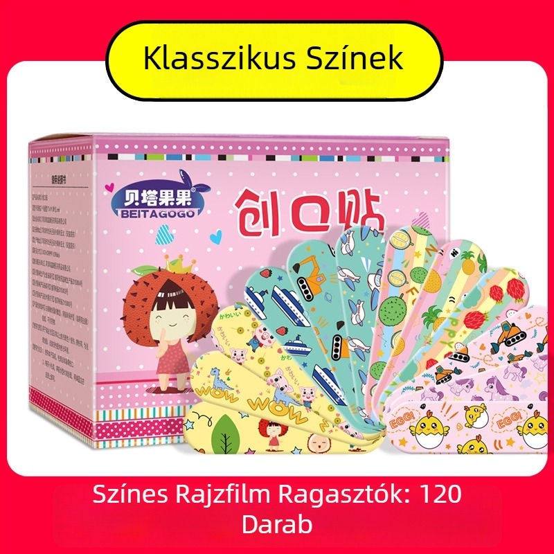 Band-Aid PE, egyszer használatos, orvosi stílus, 100 sebtapasz dobozonként