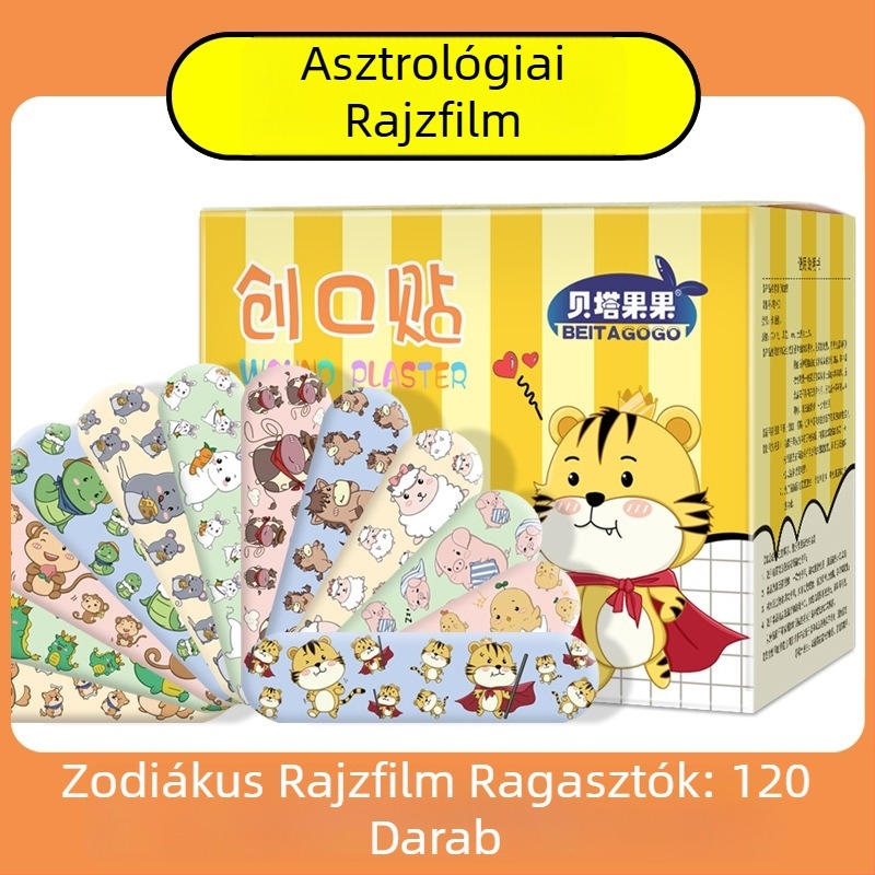 Band-Aid PE, egyszer használatos, orvosi stílus, 100 sebtapasz dobozonként