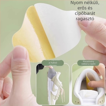 Öntapadós sarokvédő matricák sportcipőkhöz – kopás elleni védelem, kompatibilis sportcipőkhöz, casual és munkacipőkhöz, Friendly márka, tavasz