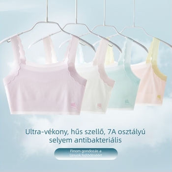 Nyári lányoknak készült, fejlődési szakaszban lévő antibakteriális, jégselyem hatású, varrás nélküli mellény