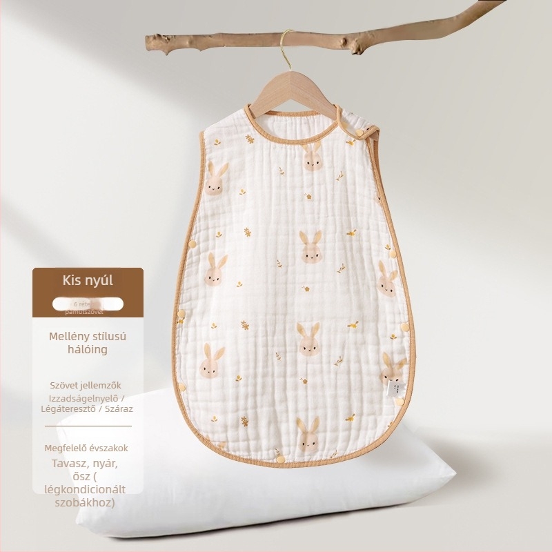 Soft Yun Baba géz-pamut nyári vékony alvózsák, könnyű, anti-kick
