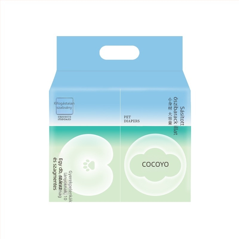 COCOYO Claw Kutyapelenk – Urinfeliszívó párna, dezodoráló és szivárgás elleni védelem, 10 darab/pakk, 3S rendkívül puha nonwoven anyag