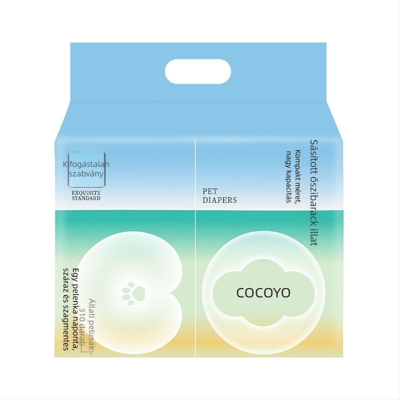 COCOYO Claw Kutyapelenk – Urinfeliszívó párna, dezodoráló és szivárgás elleni védelem, 10 darab/pakk, 3S rendkívül puha nonwoven anyag