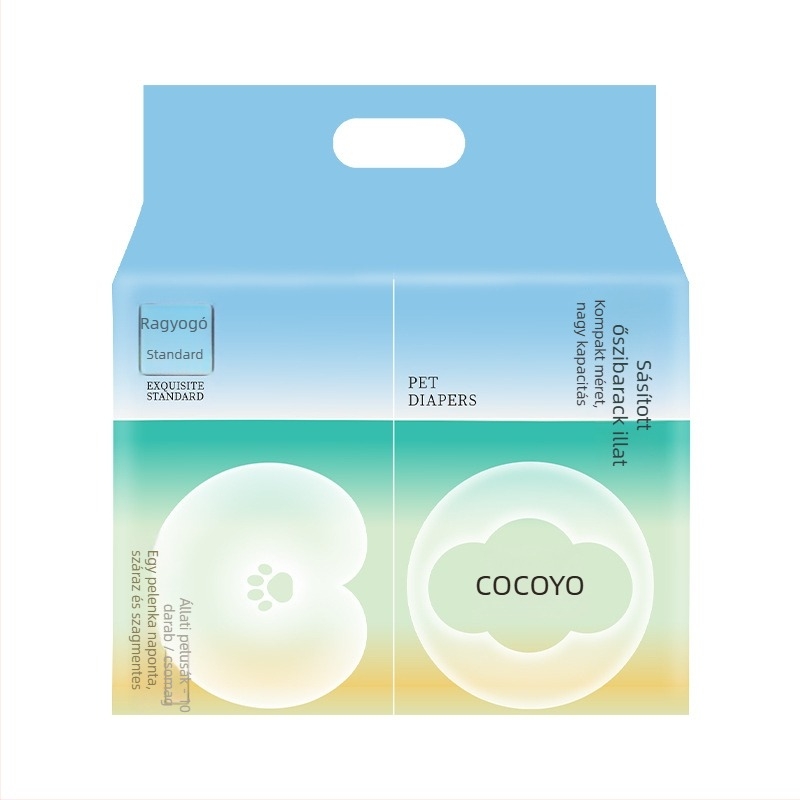 COCOYO Claw Kutyapelenk – Urinfeliszívó párna, dezodoráló és szivárgás elleni védelem, 10 darab/pakk, 3S rendkívül puha nonwoven anyag
