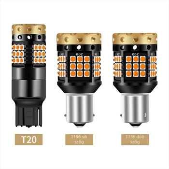 LED indexlámpa anti-flicker dekódolással, 3030 LED, 18W, 12-24V, 6000K