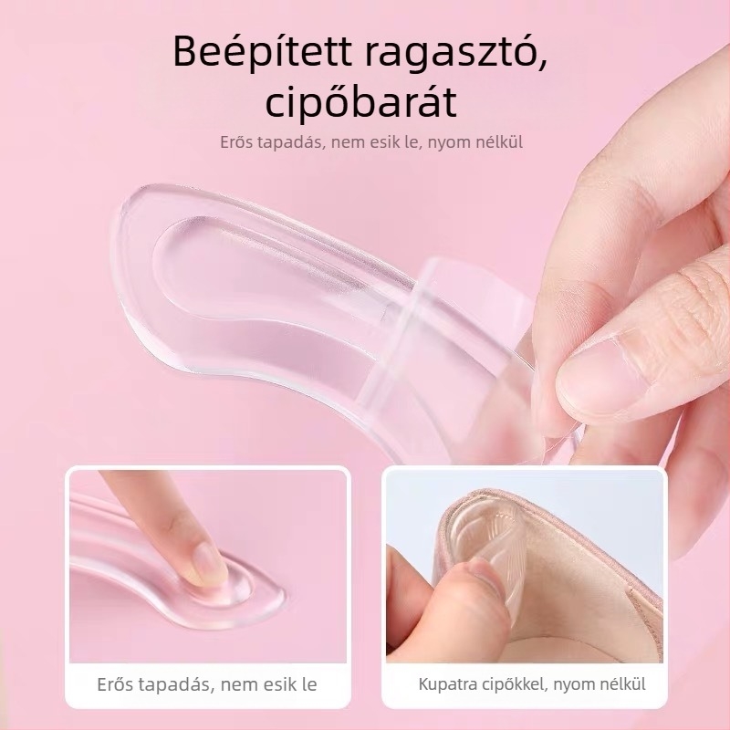 4D átlátszó sarokvédő ragasztó – kopásálló sarokpárna cipőkhöz, sportcipőkhöz, bőr cipőkhöz, csizmákhoz, szandálokhoz, hétköznapi és munkás lábbelikhez, egész éves használatra