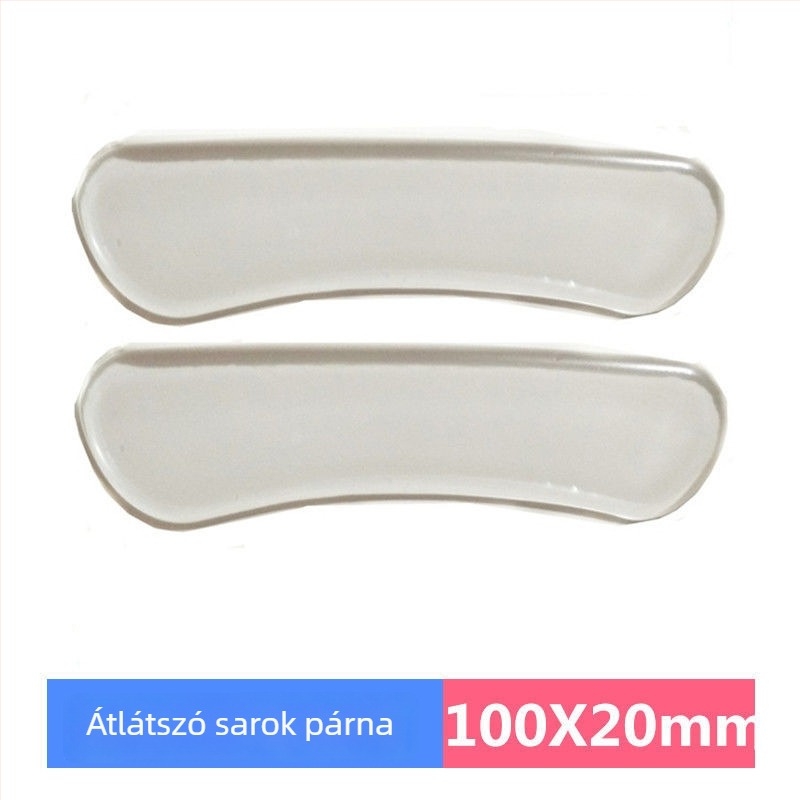 4D átlátszó sarokvédő ragasztó – kopásálló sarokpárna cipőkhöz, sportcipőkhöz, bőr cipőkhöz, csizmákhoz, szandálokhoz, hétköznapi és munkás lábbelikhez, egész éves használatra