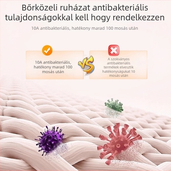 Gyerekeknek pamut termikus alsóruha készlet – 2 darab, uniszex, kerek nyakú, nedvességelvezető, 100% pamut, 3–8 év