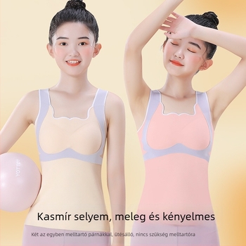 Lányok téli termo mellény – 94,3% poliészter / 5,7% spandex, 8+ év felett (magasság >140 cm)