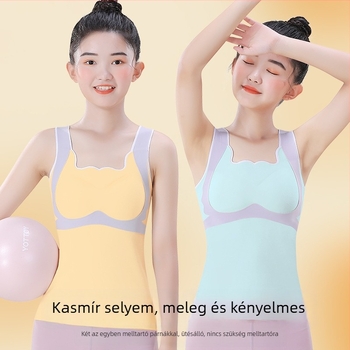 Lányok téli termo mellény – 94,3% poliészter / 5,7% spandex, 8+ év felett (magasság >140 cm)