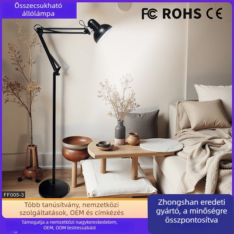 FF005 padló lámpa, Nordic stílus, LED, feszültség ≤36V, vas árnyékoló, 1 fényforrás