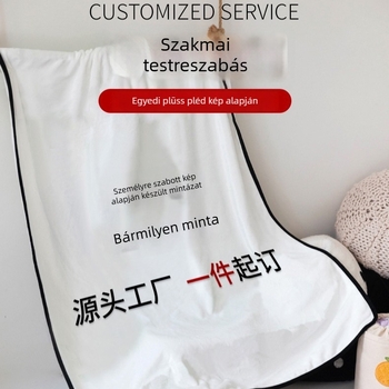 Flanel pléd, poliészter rost, 300–499 g, rajzfilm stílus, egész éves használatra