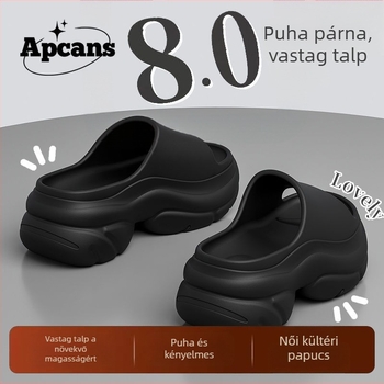 Női EVA anyagú vastag talpú szandál, kerek orrú, nyár 2025