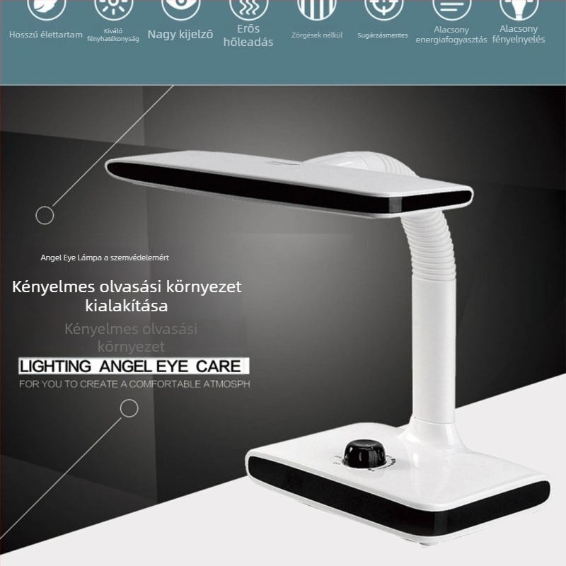 DP663 asztali lámpa USB töltéssel, állítható hideg/meleg fény és fényerő, beépített lítium akkumulátor, CRI ≥ 90, szemvédő tanulólámpa