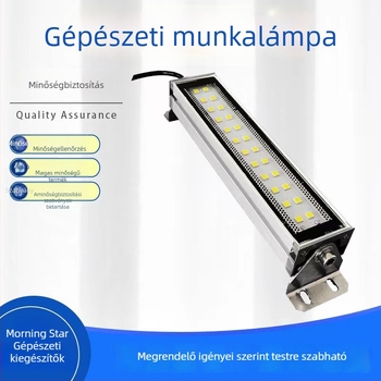 Gépészeti szerszámokhoz készült LED robbanásbiztos fény, 24V/220V, olajálló és vízálló, téglalap alakú munka lámpa, Morning star machinery