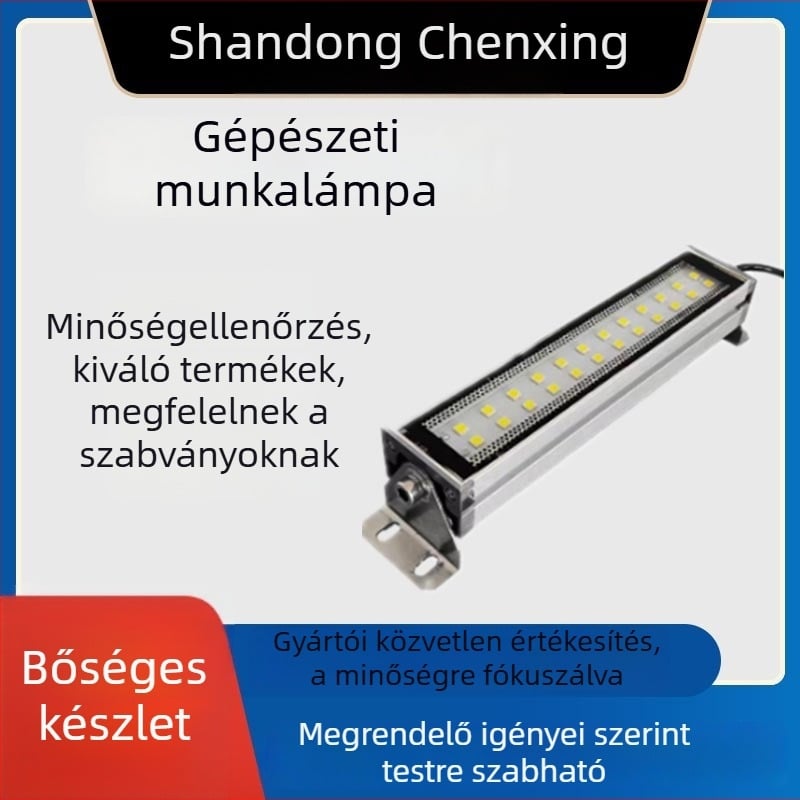 Gépészeti szerszámokhoz készült LED robbanásbiztos fény, 24V/220V, olajálló és vízálló, téglalap alakú munka lámpa, Morning star machinery