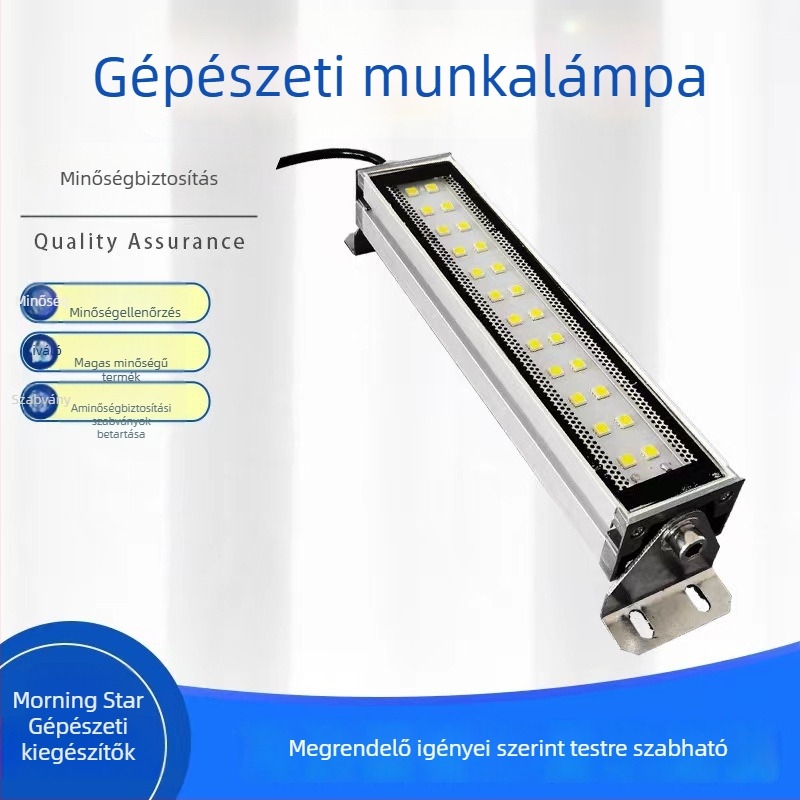 Gépészeti szerszámokhoz készült LED robbanásbiztos fény, 24V/220V, olajálló és vízálló, téglalap alakú munka lámpa, Morning star machinery