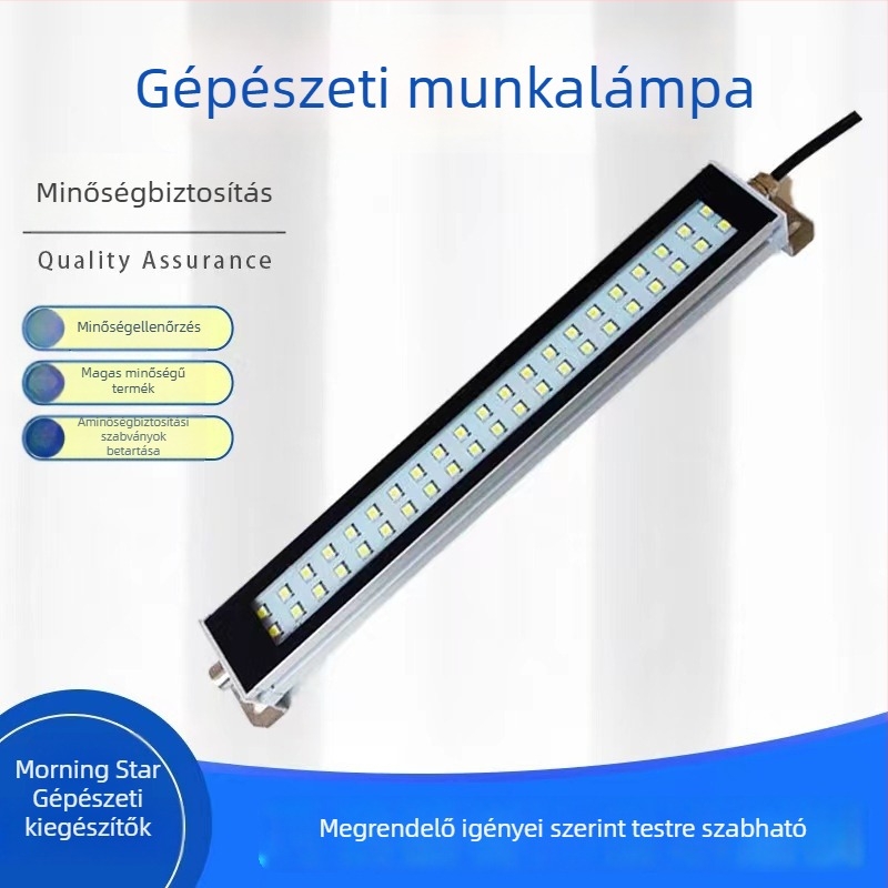 Gépészeti szerszámokhoz készült LED robbanásbiztos fény, 24V/220V, olajálló és vízálló, téglalap alakú munka lámpa, Morning star machinery