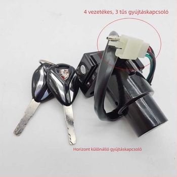 Horizon motorkerékpár gyújtáskapcsoló zárnyelv – zinkötvözetből, hosszú kivitel, súly 1,0 kg